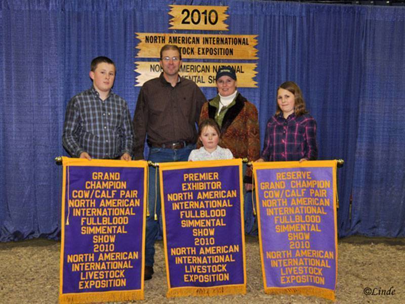 North American International Livestock Exposition Winner Freedom Run Farm 2010.